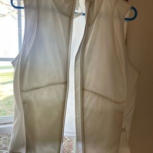 Push your pace Lululemon White Sleeveless Vest